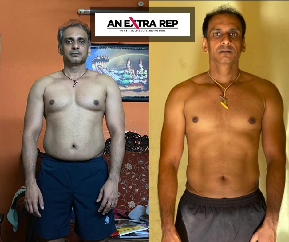 Dr. Vijay’s came to as with a lot of reservations. Is it possible to get in shape at the age of 45? We took it as a challenge and made him believe that it is possible to transform at this age. Vijay showed remarkable progress due to his hard work and discipline. Dr. Vijay dropped over 18% body fat in 3 months to achieve a complete male body transformation.